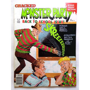 Cracked Monster Party Magazine Freddy Nightmare Elm Street 22 Halloween Horror